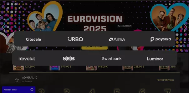 Admiral Casino | Tapk nugalėtoju ir laimėk